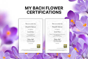 Payal K Talwar bach flower certifications